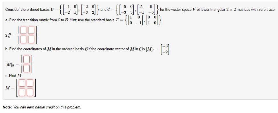 Solved Consider The Ordered Bases B And Chegg