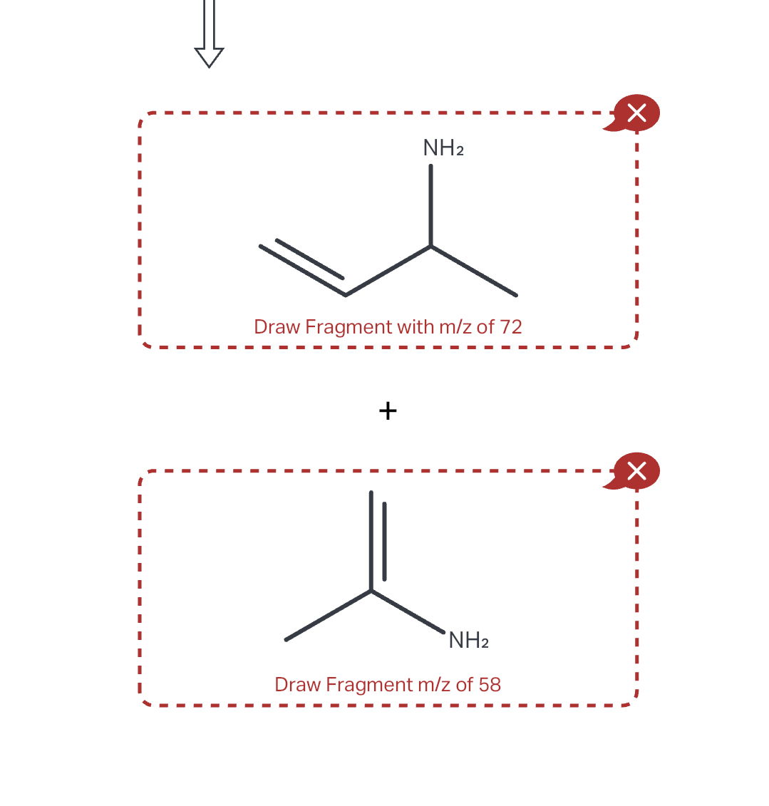 Solved In Mass Spectrometry Alpha Cleavages Are Common In Chegg