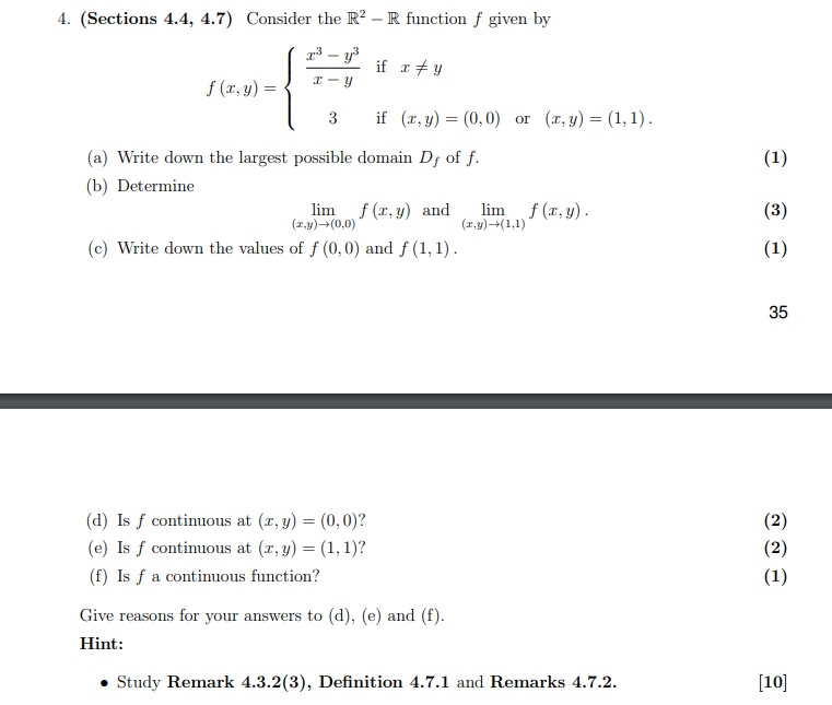 Solved Sections Consider The R R Function F Chegg