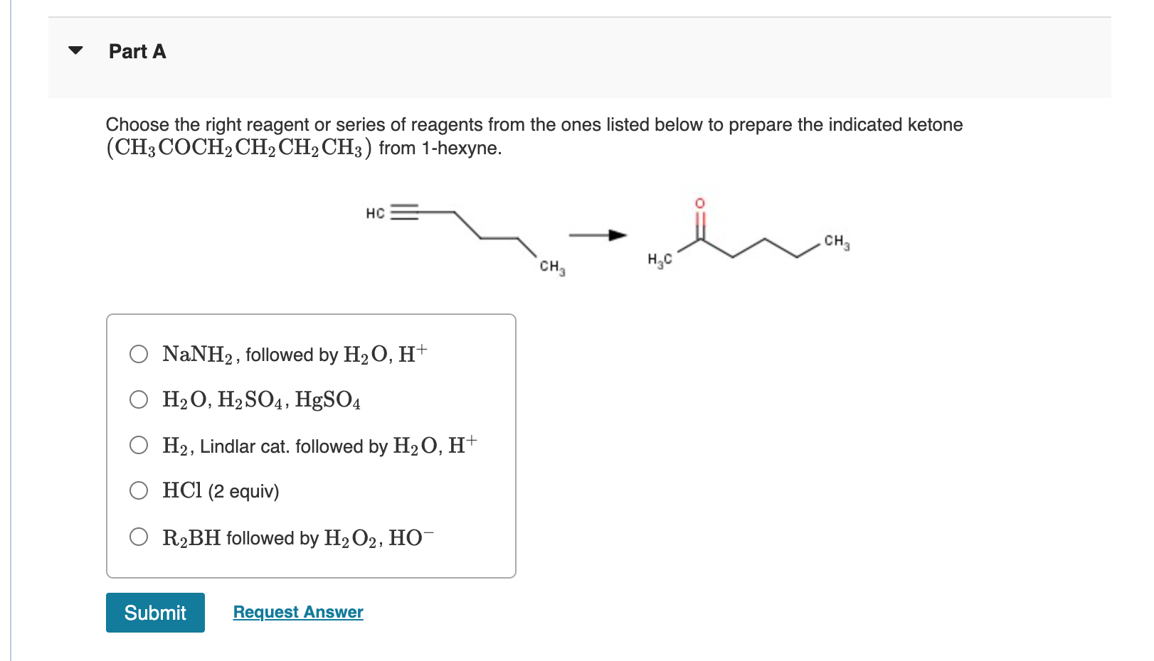 Solved Choose The Right Reagent Or Series Of Reagents From Chegg