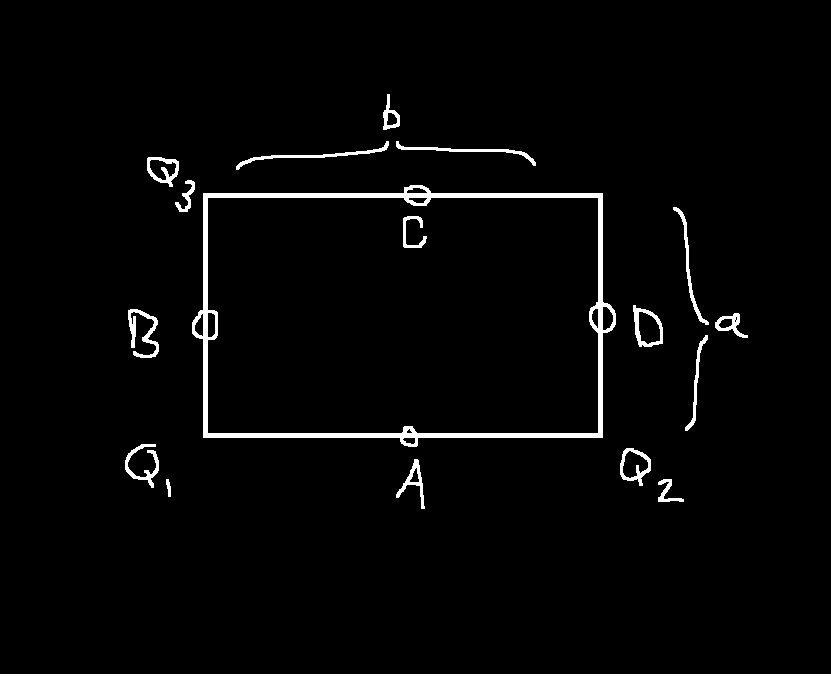 Solved Three Point Like Charges Are Placed As Shown In The Chegg