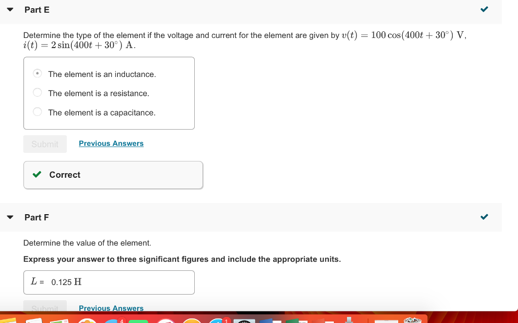 Solved HW9 Steady State Sinusoidal Analysis P 5 35 5 Of 15 Chegg