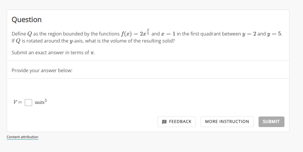 Solved Define Q As The Region Bounded By The Functions Chegg