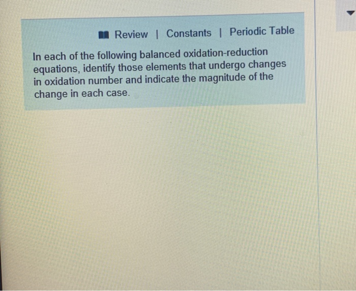 Solved Review I Constants Periodic Table In Each Of The Chegg