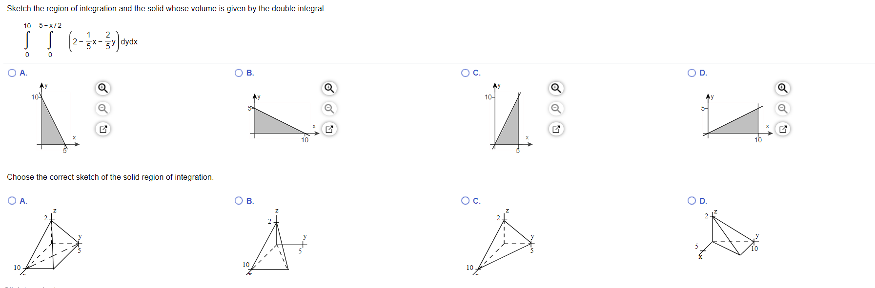 Solved Sketch The Region Of Integration And The Solid Whose Chegg