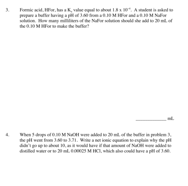 Solved BUFFERS AND THEIR PROPERTIES ADVANCE STUDY ASSIGNMENT Chegg