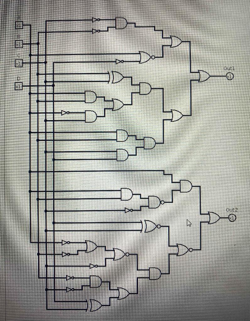 Use The Given Delays For The Circuit Components Find Chegg