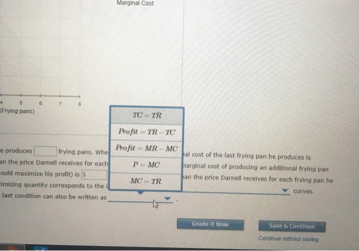 Solved Profit Maximization Using Total Cost And Total Chegg