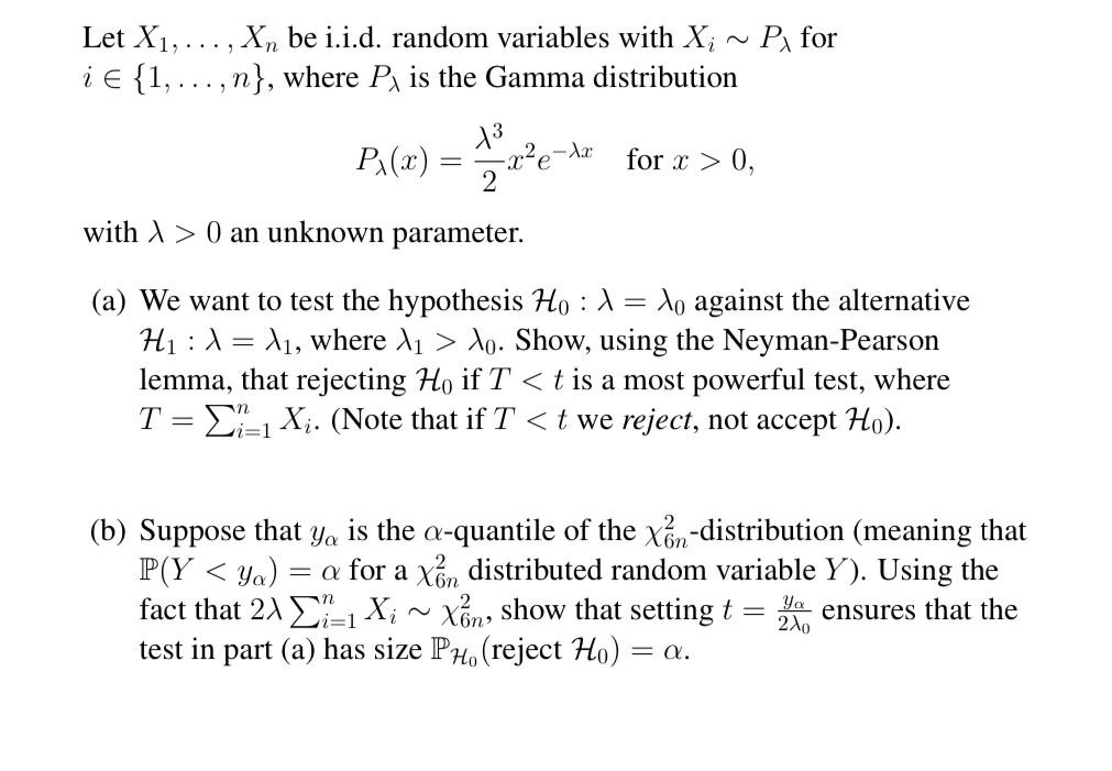 Solved Let X Xn Be I I D Random Variables With X Chegg