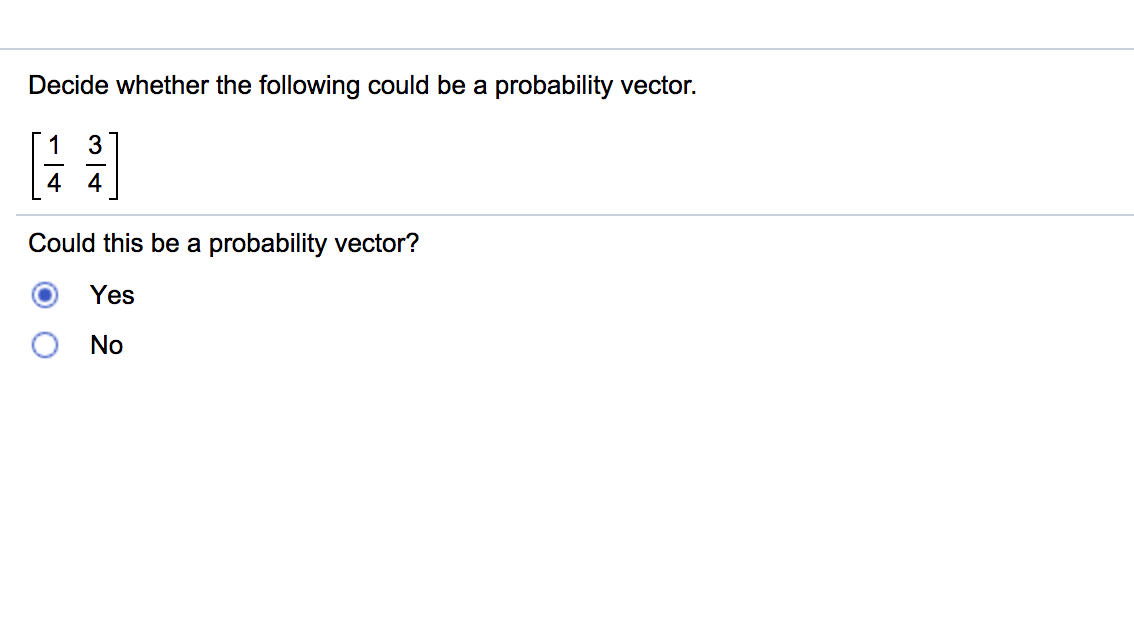 Solved Is The Following Transition Matrix Regular Chegg