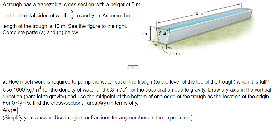 Solved A Cylindrical Tank Shown To The Right Has Height 10 Chegg