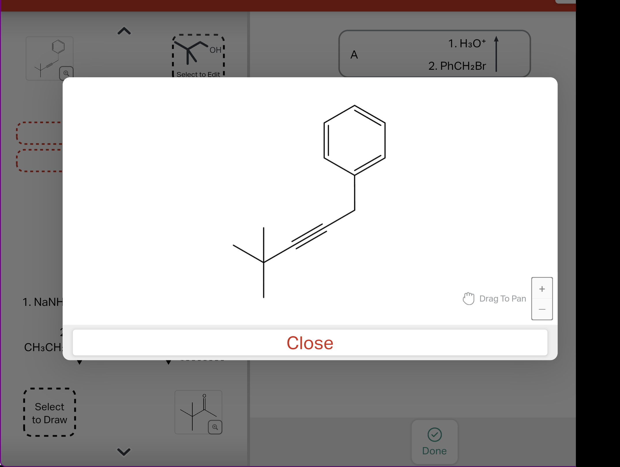 Solved A Common Alkyne Starting Material Is Shown Below Chegg