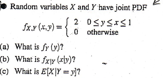 Solved Random Variables X And Y Have Joint PDF 5 31 0 Fx X Chegg