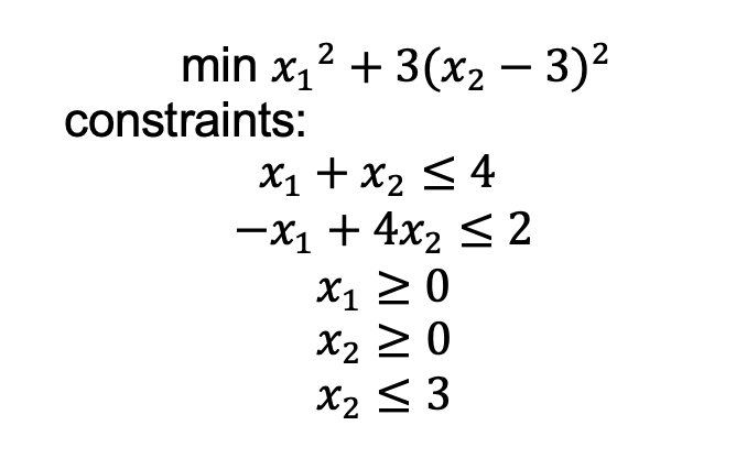 Solved Using Matlab Solve The Following Quadratic Chegg