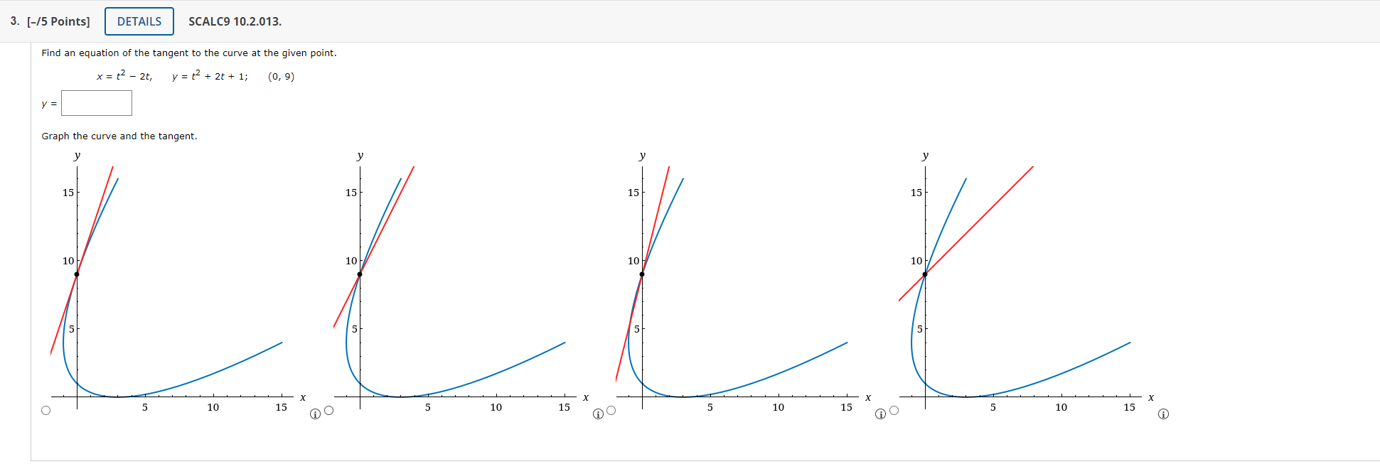 Solved Find An Equation Of The Tangent To The Curve At The Chegg