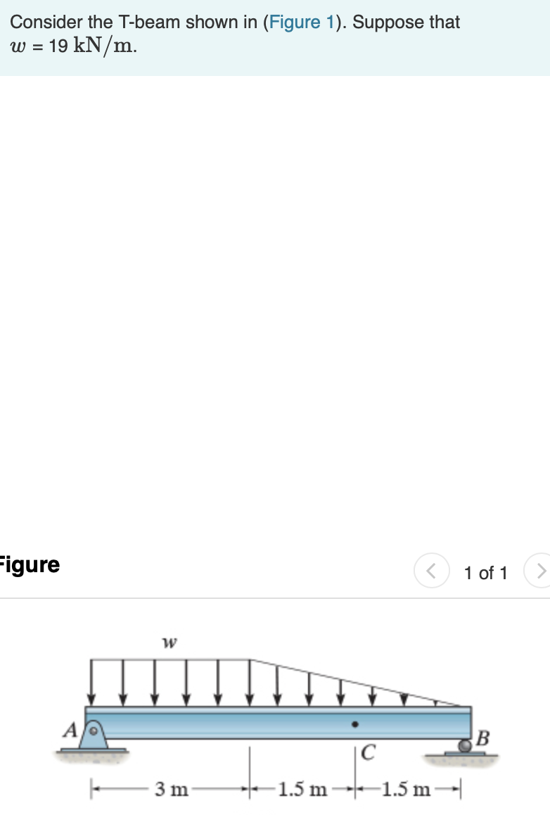 Solved Consider The T Beam Shown In Figure Suppose That Chegg