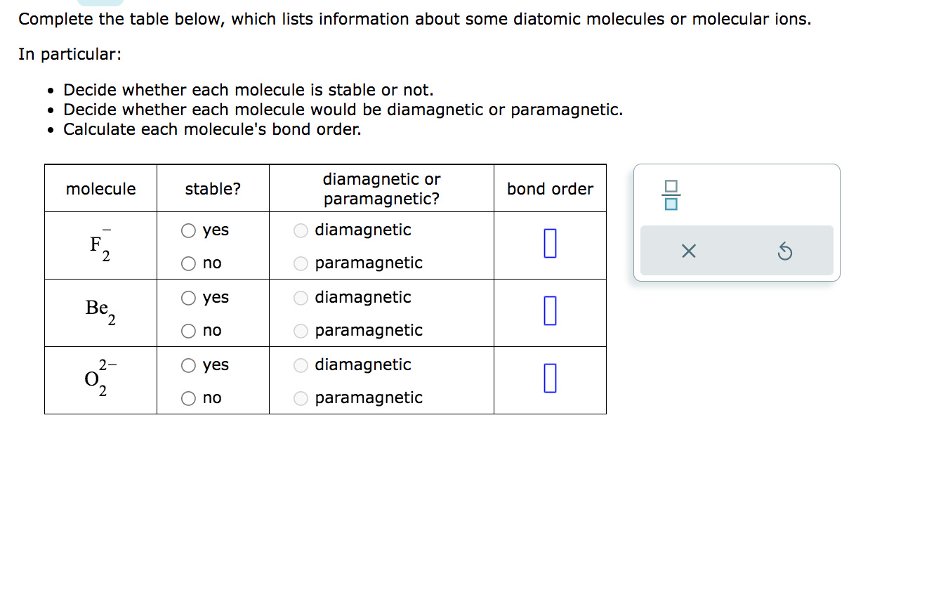 Solved Complete The Table Below Which Lists Information Chegg