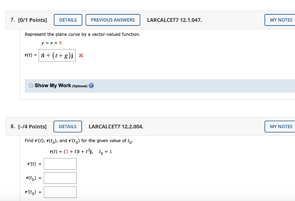 Solved Points Details Previous Answers Larcalcet Chegg