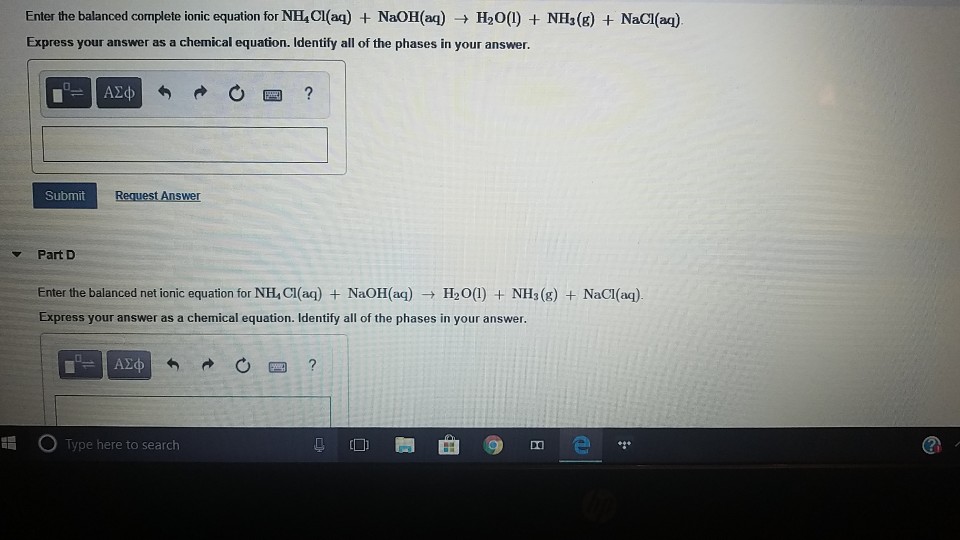 Solved Enter The Balanced Complete Ionic Equation For K So Chegg