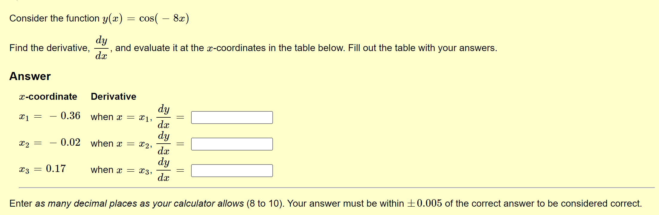 Solved Consider The Function Y X Cos X Find Chegg