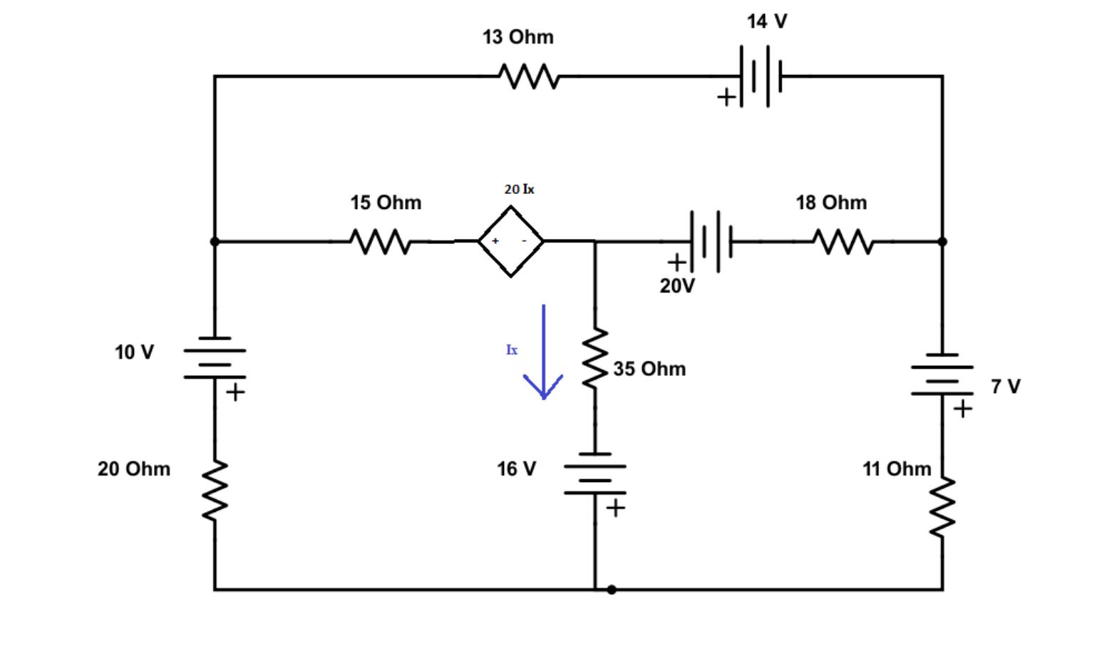 Solved Solve For The Mesh Currents Chegg