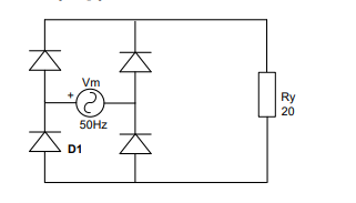 For A Single Phase Full Wave Uncontrolled Rectifier Chegg