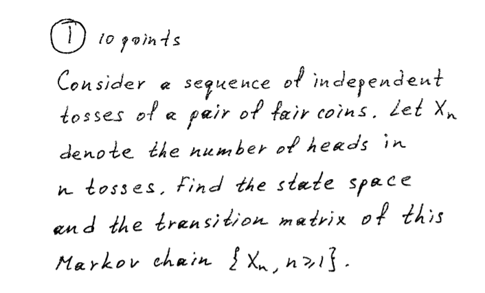 Solved Points Consider A Sequence Of Independent Tosses Chegg