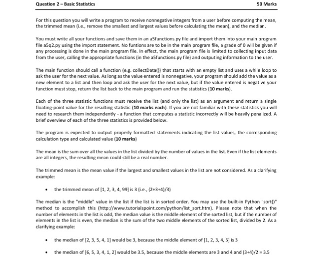 Python homework sheet answers 05 image