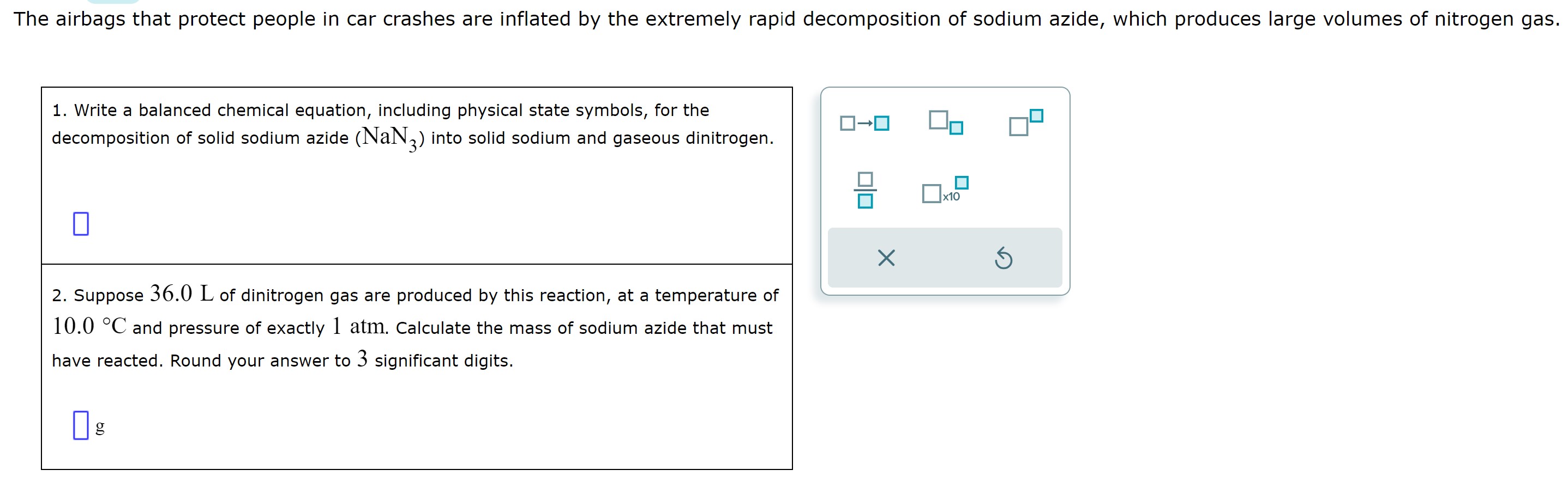 Solved Write A Balanced Chemical Equation Including Chegg