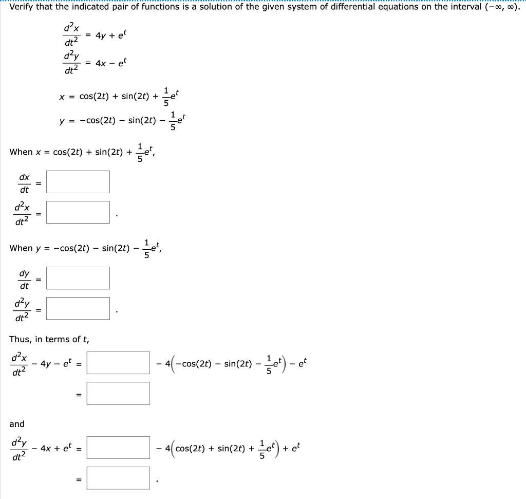 Solved Find The Solution To The IVP Y 62y Y 0 3 Chegg