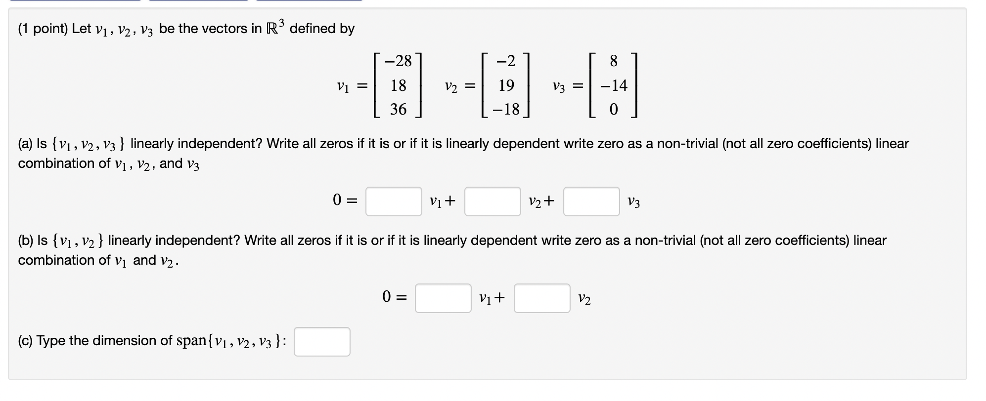 Solved Point Let V V V Be The Vectors In R Defined Chegg