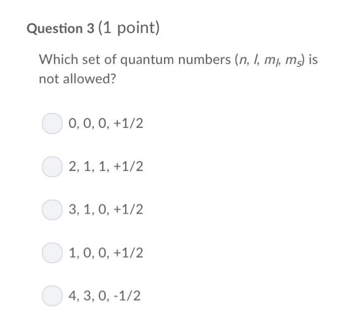 Solved Question Point Saved Determine The Energy Of A Chegg 7021 Hot