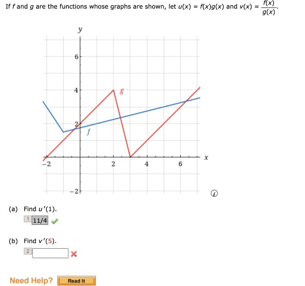 Solved If F And G Are The Functions Whose Graphs Are Shown Chegg