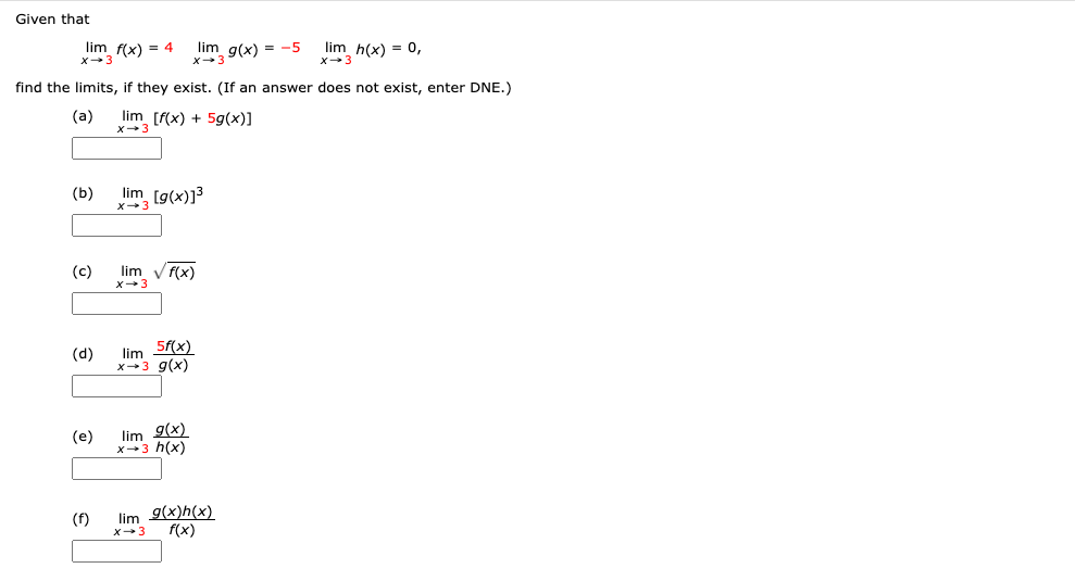 Solved Use A Table Of Values To Estimate The Value Of The Chegg