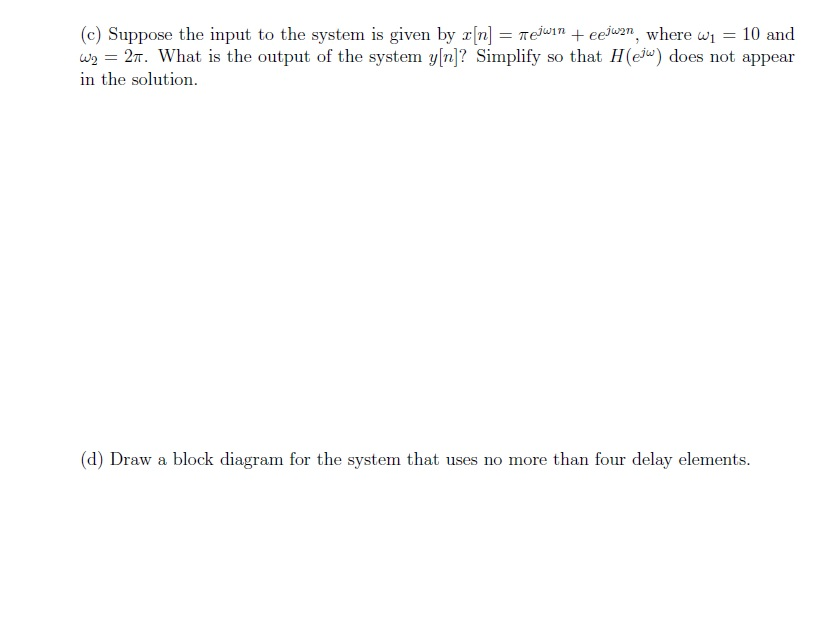 Solved Prob Lti Systems Lccdes Eigenfunction Prop Chegg