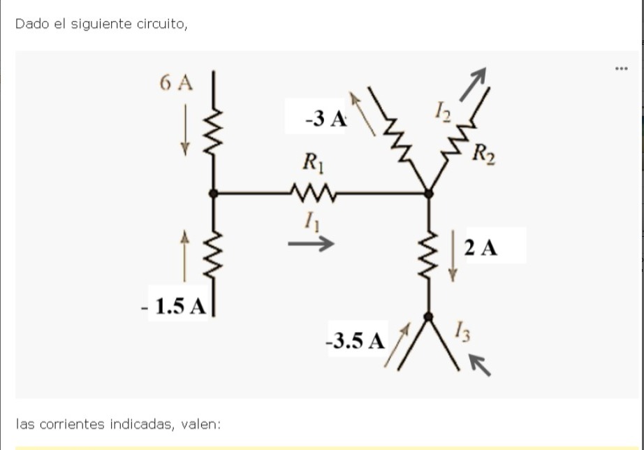 Resuelto Dado El Siguiente Circuito Las Corrientes Indicadas Chegg Mx