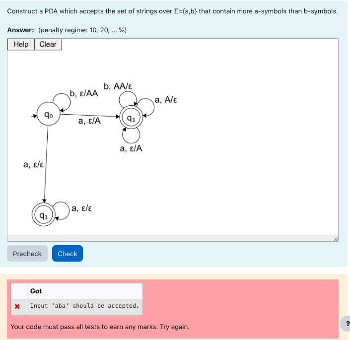 Solved Construct A Pda Which Accepts The Set Of Strings Over Chegg