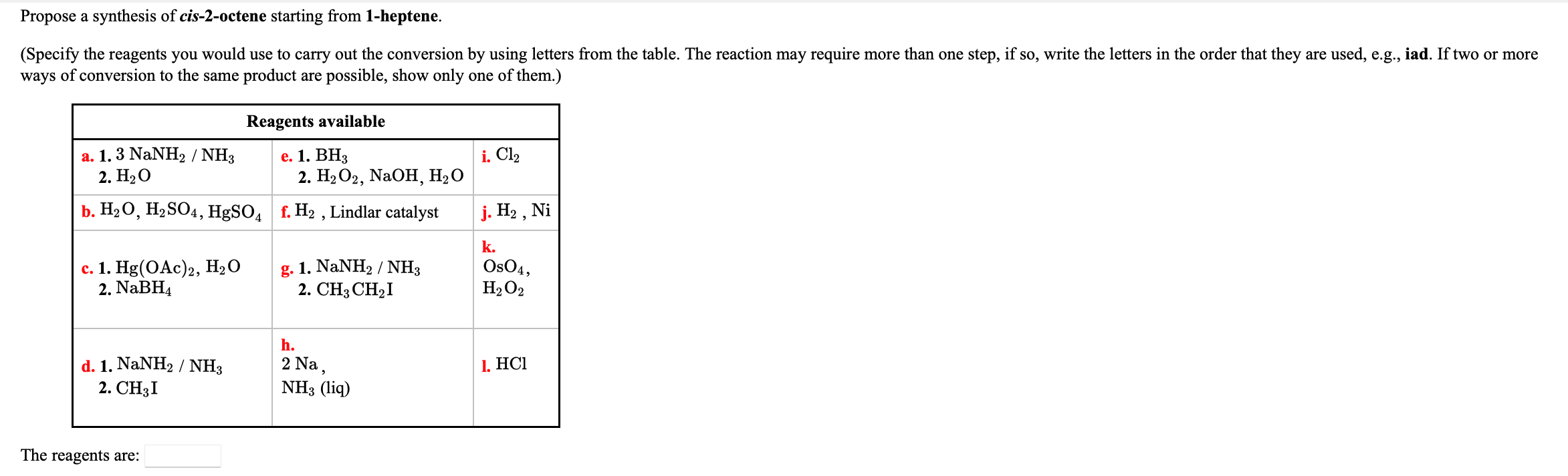 Solved Choose The Two Alkyl Bromides And The Hydrogenation Chegg