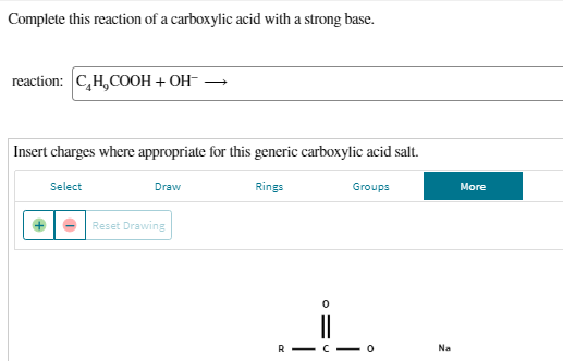 Solved A Carboxylic Acid Reacts With Water To Form A Chegg