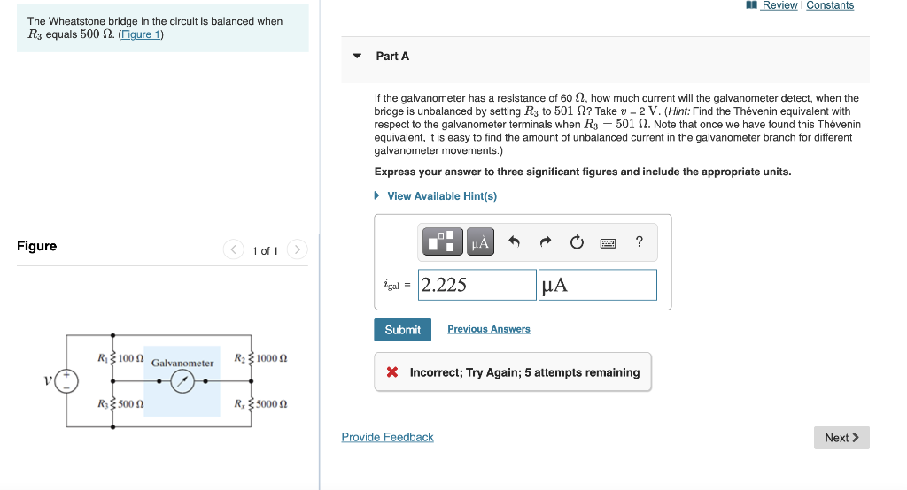 Solved Review Constants The Wheatstone Bridge In The Circuit Chegg