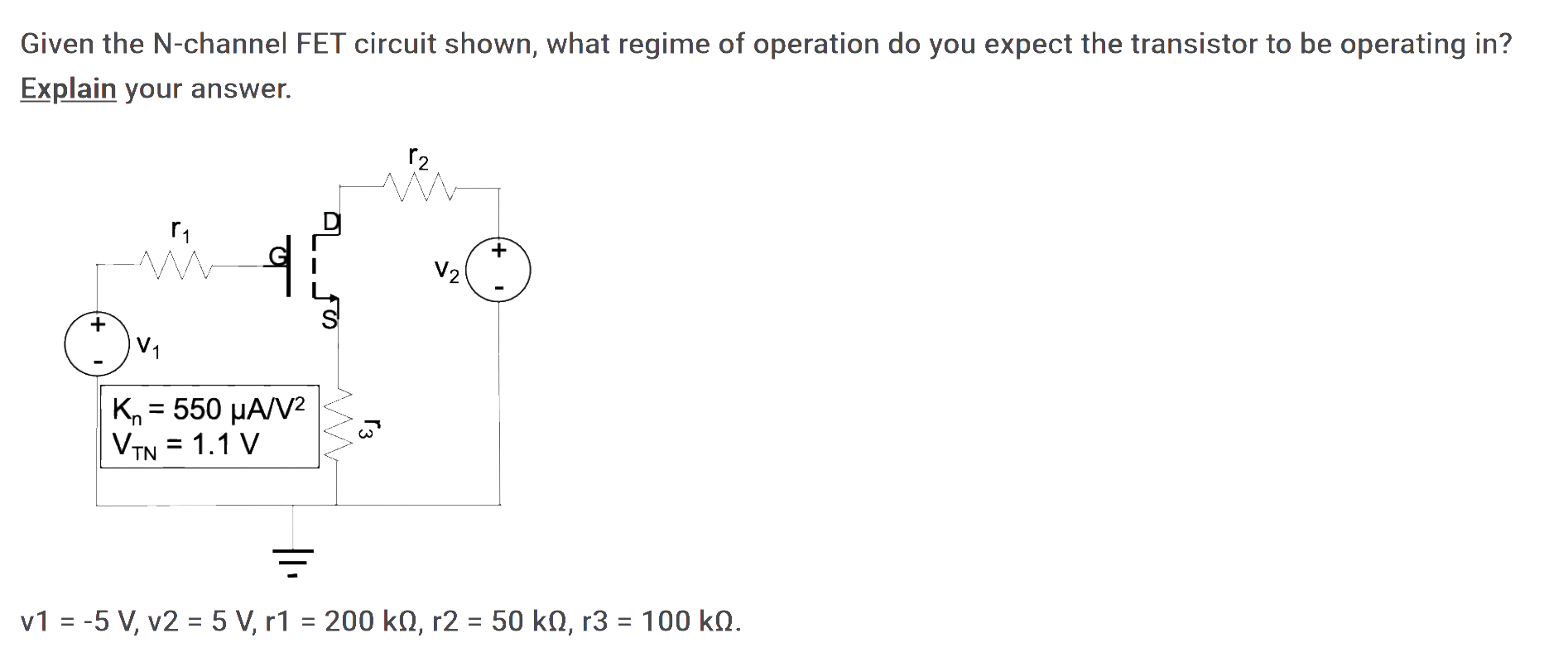 Solved Given The Npn Bjt Circuit Shown Find The Chegg