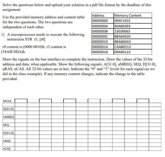 Solved Solve The Questions Below And Upload Your Solution In Chegg