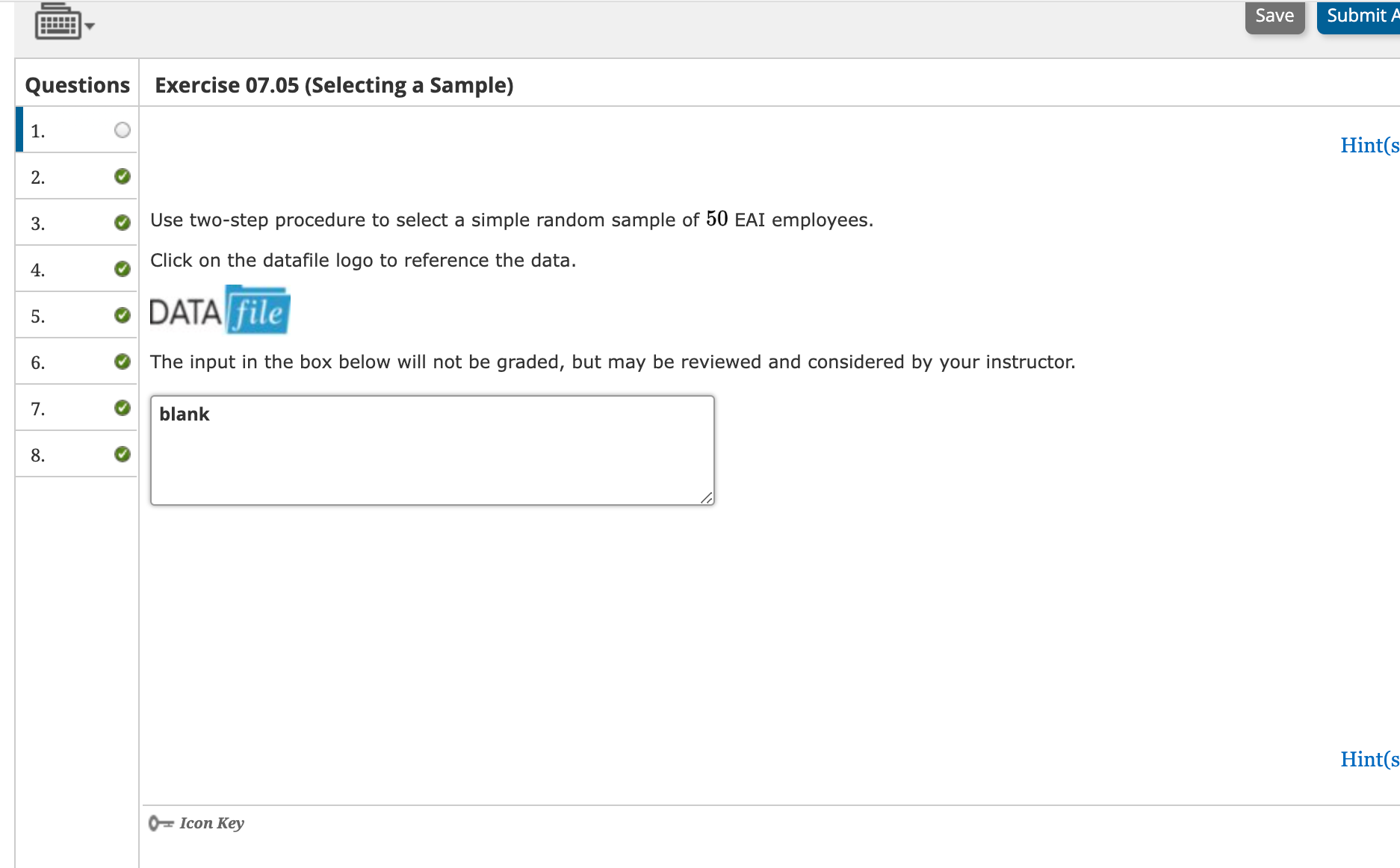 Solved Jse Two Step Procedure To Select A Simple Random Chegg