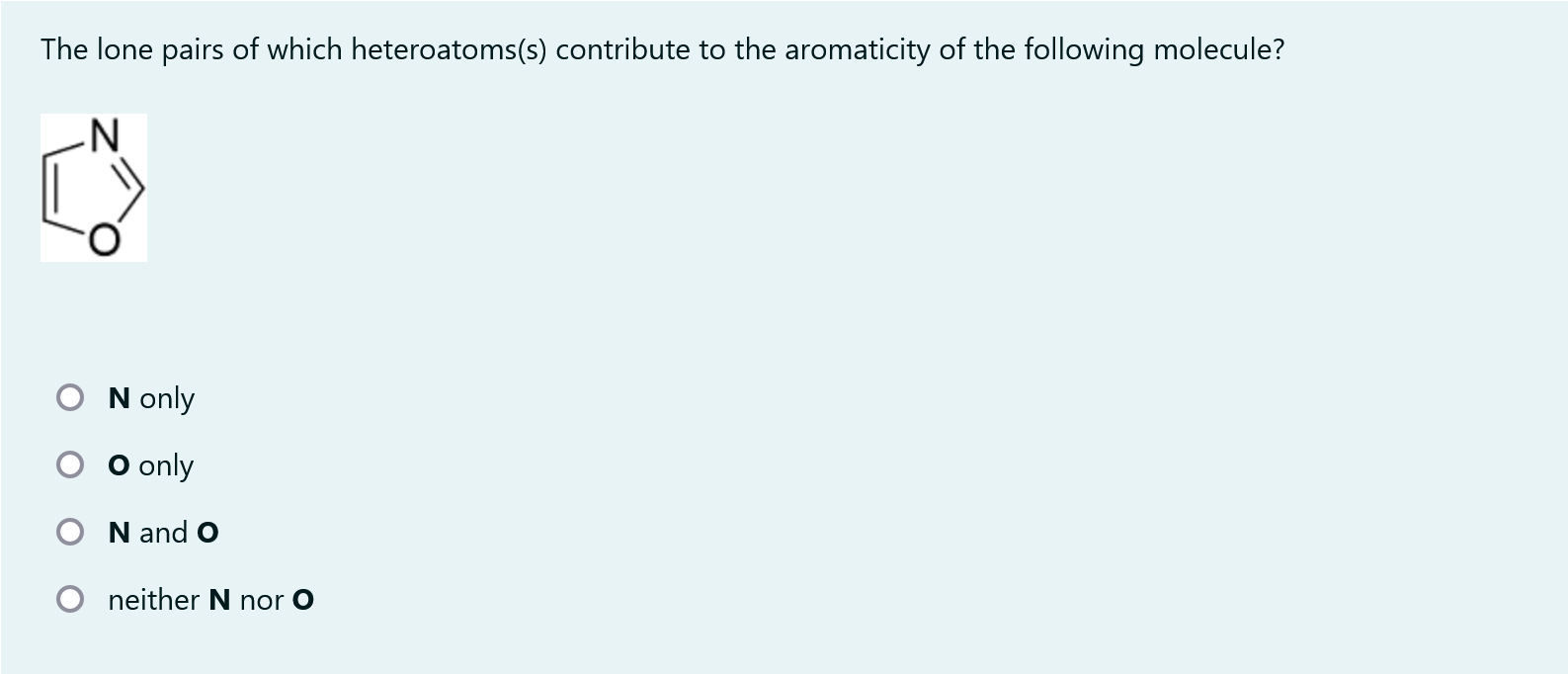 Solved The Lone Pairs Of Which Heteroatoms S Contribute To Chegg