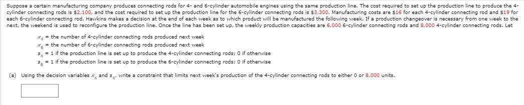 Solved Suppose A Certain Manufacturing Company Produces Chegg