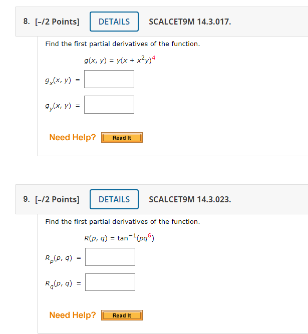 Solved Points Details Scalcet M Find The Chegg