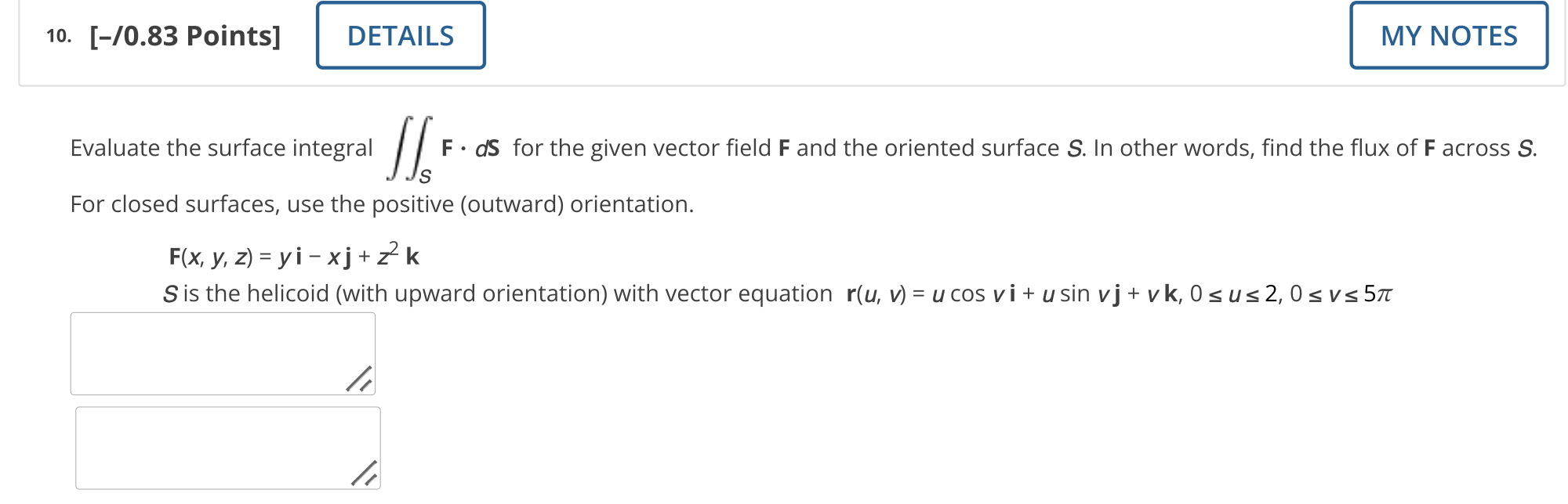 Evaluate The Surface Integral Sfds For The Given Chegg