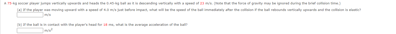 Solved A Kg Soccer Player Jumps Vertically Upwards And Chegg