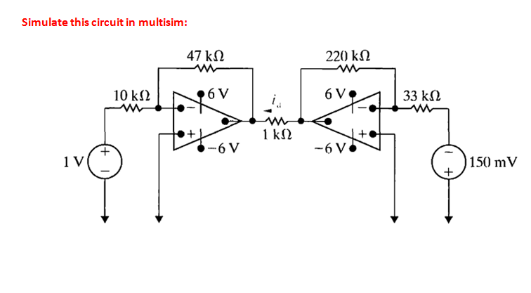 Solved Simulate This Circuit In Multisim Chegg