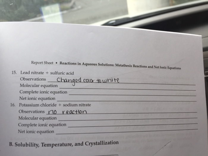 Solved Name Desk Date Laboratory Instructor REPORT SHEET Chegg